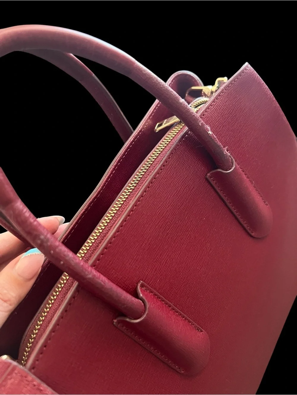 FURLA Two-way Leather Handbag